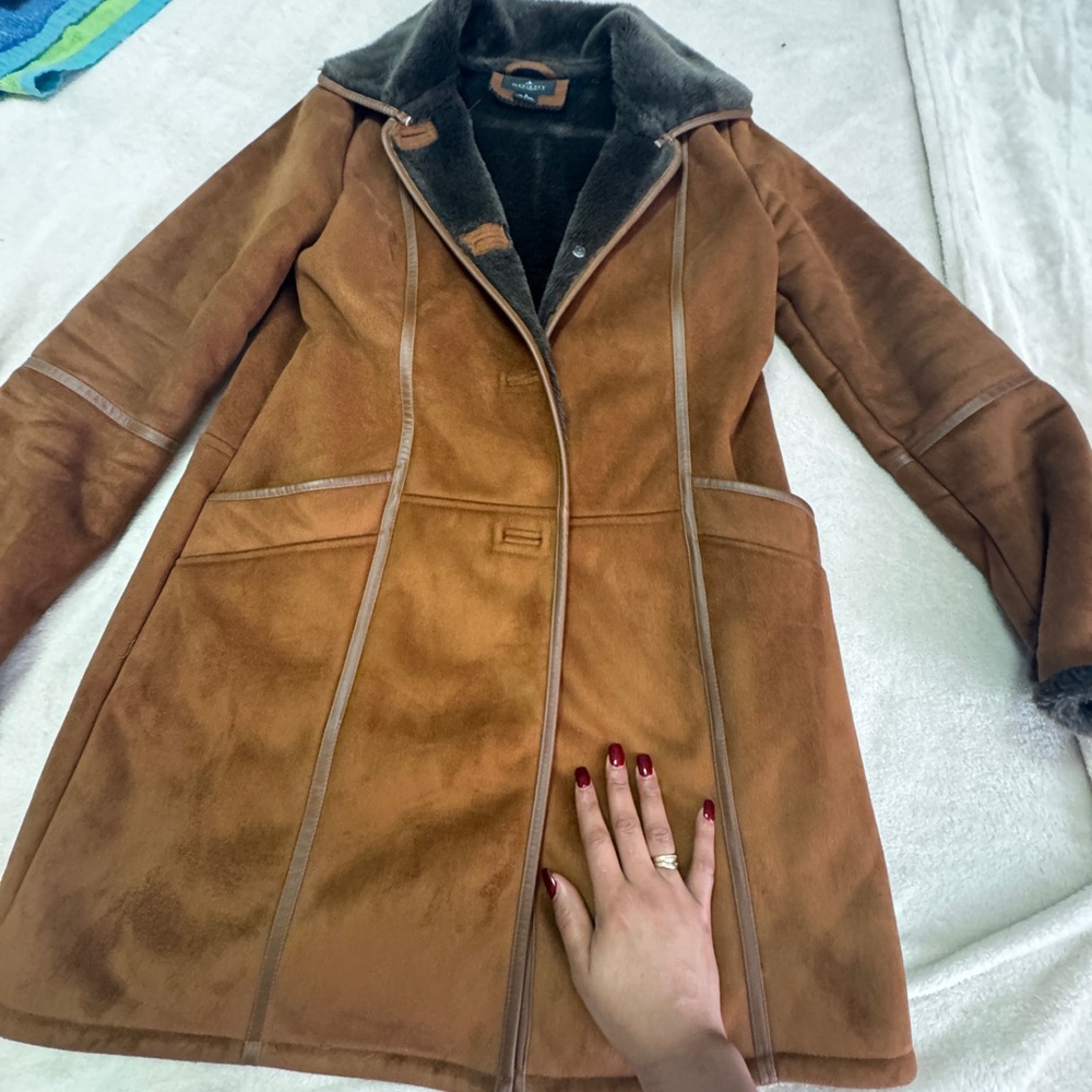 Brown Shearling Coat
